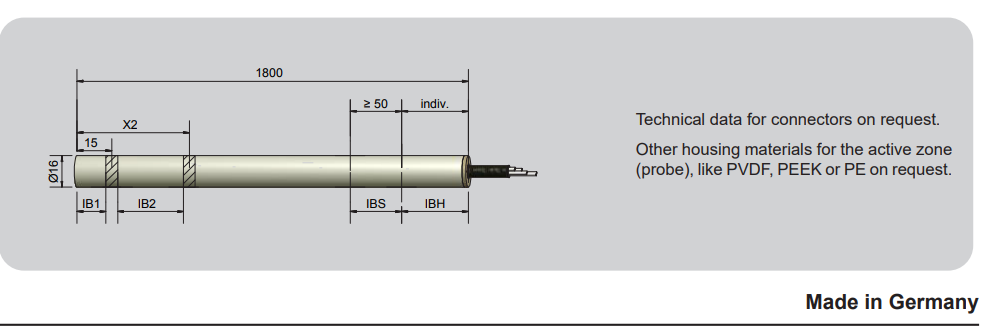 Cảm biến đo mức điện dung KFS-52-15-1800-15/X2-PTFE-D16-X02-Y55 Rechner sensor Vietnam