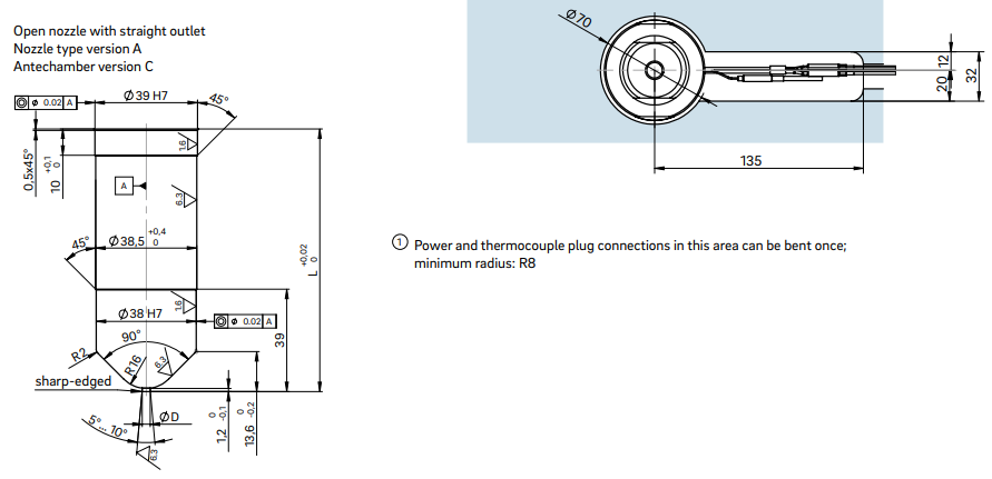 Đầu phun nóng một điểm 12SET-12DET | Gunther Heisskanaltechnik Vietnam