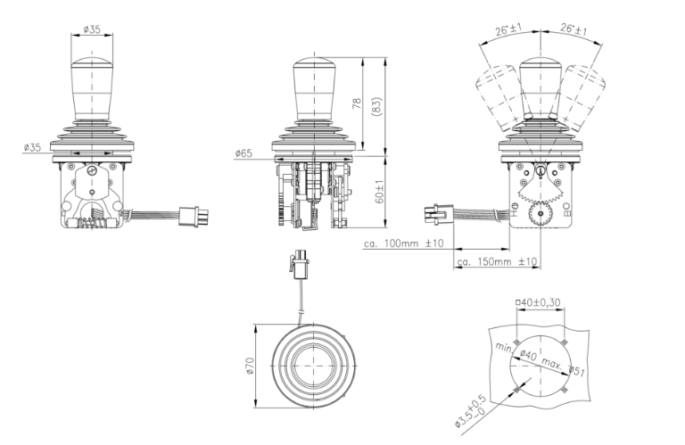 Cần điều khiển ST4 Spohn+Burkhardt Việt Nam