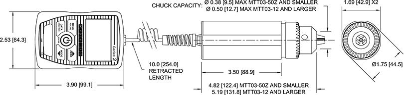 Đồng hồ đo momen xoắn TT03C | Mark-10